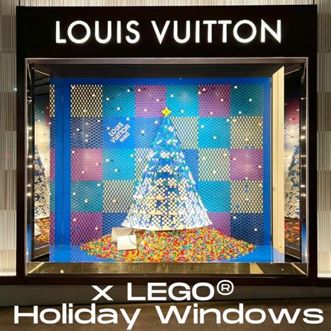 Louis Vuitton and LEGO collaborate for holiday displays this .